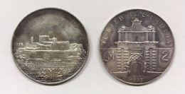 Republic Of Malta 2 Pounds  Lira 1972 + 1973  Fdc E.032 - Malta