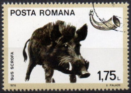 ROMANIA - 1976 Cinghiale CTO - Usati