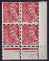 FRANCE 1942  - Coin Daté - MNH - YT 547 - 1940-1949