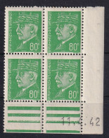 FRANCE 1942  - Coin Daté - MNH - YT 513 - 1940-1949