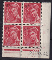 FRANCE 1942  - Coin Daté - MNH - YT 547 - 1940-1949