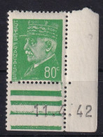 FRANCE 1942  - Coin Daté - MNH - YT 513 - 1940-1949