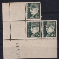 FRANCE 1942  - Coin Daté - MNH - YT 521B - 1940-1949