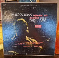 Burl Ives - Folk Songs - Dramatic And Humorous - 25 Cm - Formats Spéciaux