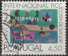 PORTUGAL 1975 36th International Camping And Caravanning Federation Rally -  4e.50 - Boating And Swimming FU - Usado