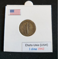 Etats-Unis 1 Dime 1942 - 1916-1945: Mercury (Mercurio)