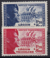 FRANCE 1942 - MLH - YT 565, 566 - Nuevos