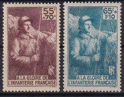FRANCE 1938 - MNH/MLH - YT 386, 387 - Unused Stamps