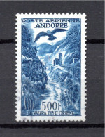 Andorra 1955 Flugpostmarke 160 5Fr, Valiratal Gebraucht - Luchtpost