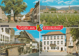 D-67480 Edenkoben - Alte Ansichten - Ludwigsplatz - Cars - Weinstraße - Rathaus - Nice Stamp - Edenkoben