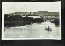 Österreich: Ansichtskarte Von Melk A. D. Donau (Wachau) In Niederösterreich Mit Benediktiner Abtei Um 1938 - Melk