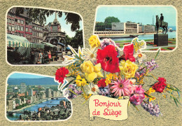 BELGIQUE - Liège - Bonjour De Liège - Multivues - Colorisé - Carte Postale - Lüttich