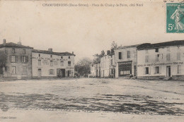 CHAMPDENIERS PLACE DU CHAMP DE FOIRE COTE NORD 1910 TBE - Champdeniers Saint Denis