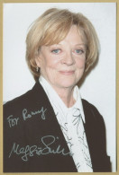 Maggie Smith - English Actress - Harry Potter - Authentic Signed Photo - 2000s - Acteurs & Comédiens