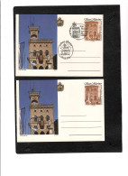 TEM19551  -    CART.POSTALI   " CENTENARIO PALAZZO DEL GOVERNO" - CAT.FILAGRANO C.66/C.67 -  FDC + NUOVA - Entiers Postaux