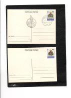 TEM19553  -  CART.POSTALI   "  ORDINARI  " - CAT.FILAGRANO C.43/C.44 -  FDC + NUOVA - Postal Stationery
