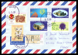 TURQUIE - Lettre Pour La France 1998 - Cartas & Documentos