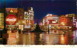 United Kingdom England London Piccadilly Circus By Night - Piccadilly Circus