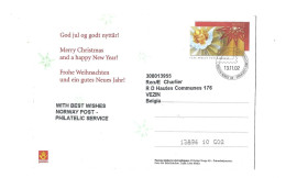 Entier Postal "Noël" Expédié à Vezin (Belgique). Format: 12 X 18 Centimètres. - Enteros Postales