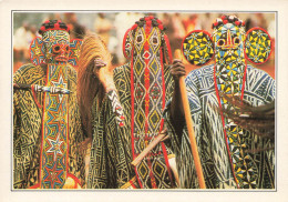 ETHNIQUES ET CULTURES - Banjourg - Danseurs Masqués Bamiléké - Colorisé - Carte Postale - Africa