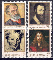 Rumänien 1971 - Künstler, Nr. 2979 - 2982, Gestempelt / Used - Used Stamps