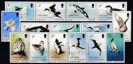 South Georgia & S Sandw 1987 8(MNH) (Mi150-164) - Kelp Gull..Light-mantled Sooty Albatross....King Penguin - Collections, Lots & Series