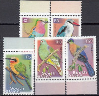 South Africa 2000 - (MNH) - Lilac-breasted Roller......African Green-pigeon.....Purple-crested Turaco - Collections, Lots & Series