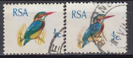 South Africa 1969-64 (Used) - African Pygmy Kingfisher (Ispidina Picta - Collections, Lots & Series