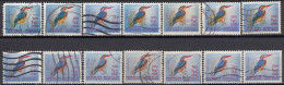 South Africa 1961-64 (Used) - African Pygmy Kingfisher (Ispidina Picta) - Collections, Lots & Series