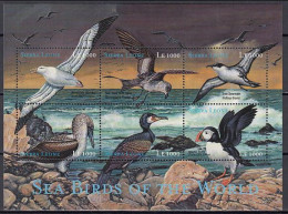 Sierra Leone 2000 (MNH) (Mi 3521-3526KB) - Wandering Albatross...Blue-footed Booby...Atlantic Puffin - Collections, Lots & Séries