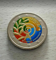 GRECE 2011 - JEUX OLYMPIQUES D'ATHENES -  2 EUROS COMMEMORATIVE  -  VERSION COULEUR - Grecia