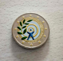 GRECE 2011 - JEUX OLYMPIQUES D'ATHENES -  2 EUROS COMMEMORATIVE  -  VERSION COULEUR - Grèce