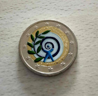 GRECE 2011 - JEUX OLYMPIQUES D'ATHENES -  2 EUROS COMMEMORATIVE  -  VERSION COULEUR - Griekenland