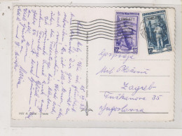 ITALY TRIESTE A 1953 AMG-FTT  Nice   Postcard To Yugoslavia - Poststempel