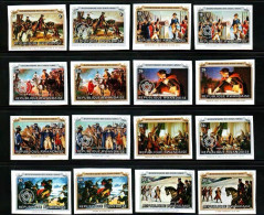 Rwanda 1976 American Revolutionary War Painting Washington，16v MNH - Ungebraucht