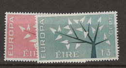 1962 MNH Ireland Mi 155-56 Postfris** - Unused Stamps