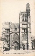FRANCE - Sens - La Façade De La Cathédrale - Carte Postale Ancienne - Sens