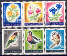 Rumänien 1973 - Naturschutz, Nr. 3103 - 3108, Gestempelt / Used - Used Stamps