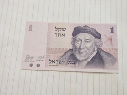 Israel-1SHEKEL-MOSHE MONTEFIORE-(1978-79)-(BLACK-NUMBER)-(389)-(0309691224)-U.N.C-bank Note - Israël