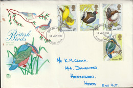 Great Britain   .   1980   .  "British Birds"   .   First Day Cover - 4 Stamps - 1971-1980 Decimal Issues