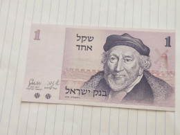 Israel-1SHEKEL-MOSHE MONTEFIORE-(1978-79)-(BLACK-NUMBER)-(394)-(2615396265)-U.N.C-bank Note - Israele