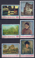 Rumänien 1974 - Impressionismus, Nr. 3175 - 3180, Gestempelt / Used - Gebruikt