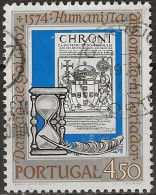 PORTUGAL 1974 400th Death Anniversary Of Damiao De Gois - 4e.50 - Title-page Of Chronicles Of Prince Dom Joao  FU - Used Stamps