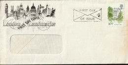 Great Britain   .   1980   .  "London Landmarks" #1   .   First Day Cover - 1 Stamp - 1971-1980 Decimal Issues