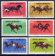 Rumänien 1974 - Pferderennen, Nr. 3182 - 3187, Gestempelt / Used - Gebruikt