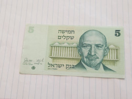 Israel-5 SHEKEL-HAIM WEIZMANN-(1978-79)-(BLACK-NUMBER)-(397)-(1567269972)-U.N.C-bank Note - Israël