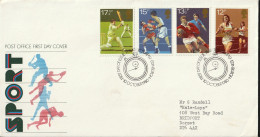 Great Britain   .   1980   .  "Sport Centenaries"   .   First Day Cover - 4 Stamps - 1971-1980 Decimal Issues