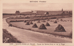 29 SAINTE ANNE LA PALUE       Route De Sainte- Anne Et De La Plage    TB PLAN    Env;1940.  Jos Le Doaré   RARE - Plonévez-Porzay
