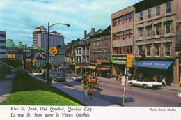 - QUEBEC. - Rue St. Jean, Old Quebec, Quebec City. - La Rue St. Jean Dans Le Vieux Québec.  - Scan Verso - - Québec - La Cité