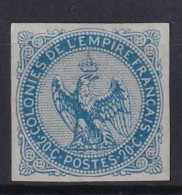 COLONIES FRANCAISES 1859-65 - MLH - YT 4 - Aquila Imperiale